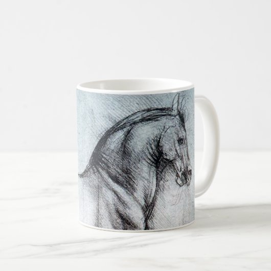 Mug Étude du cheval, Léonard de Vinci (Devant droit)