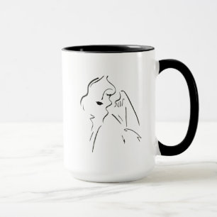 Mug Étude simple - Croquis d'une dame
