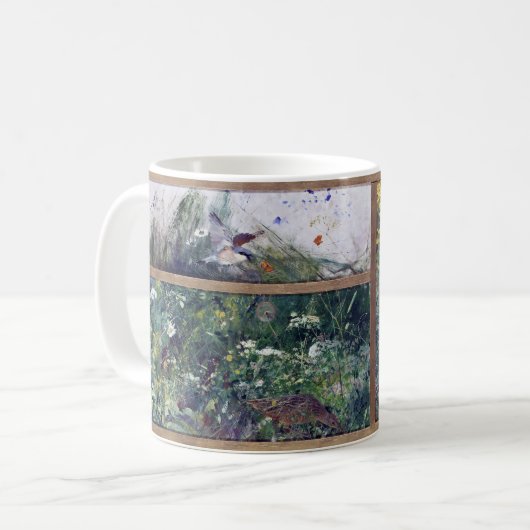 Mug Études d'oiseaux, Bruno Liljefors (Devant gauche)