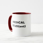 Mug Études médicales (Devant gauche)