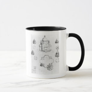 Mug Études pour un bâtiment d'un plan centralisé
