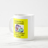 Mug études spatiales d'industrie mécanique (Devant gauche)
