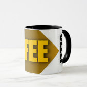 Mug Étudiant, Cadeau De L'Enseignant, Retour À La Coup (Devant droit)