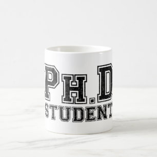 Mug Étudiant de Ph.D