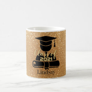 Mug Étudiant de troisième cycle - classe de 20XX -