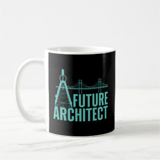 Mug Étudiant en architecture d'architecture d'avenir