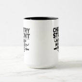 Mug Étudiant en chimie Pas de sommeil Pas d'argent Pas (Centre)
