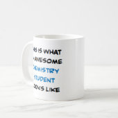 Mug étudiant en chimie, super (Devant gauche)