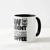 Mug Étudiant en droit/avocat (Devant droit)