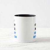 Mug Étudiant en droit Lazy Butt (Centre)