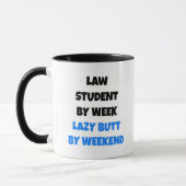 Mug Étudiant en droit Lazy Butt (Gauche)