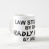Mug Étudiant en droit Ninja mortel (Devant gauche)