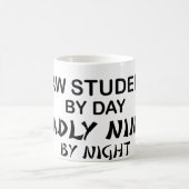Mug Étudiant en droit Ninja mortel (Centre)