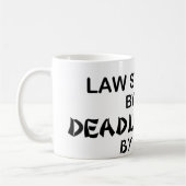 Mug Étudiant en droit Ninja mortel (Gauche)