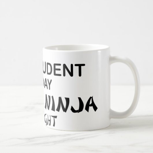 Mug Étudiant en droit Ninja mortel (Droite)