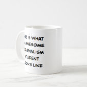 Mug étudiant en journalisme, génial (Devant gauche)