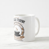 Mug Étudiant en médecine rempli de combustible par le (Devant droit)