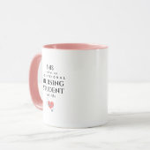 Mug Étudiant en soins infirmiers exceptionnel nom pers (Devant gauche)
