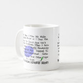 Mug Étudiant respiratoire moyen (Devant gauche)