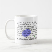 Mug Étudiant respiratoire moyen (Gauche)