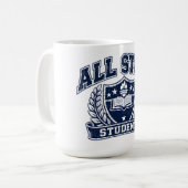 Mug Étudiant Vedette – Fierté du Campus Multi-Talentue (Devant gauche)