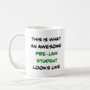 Mug étudiante en pré-droit, génial