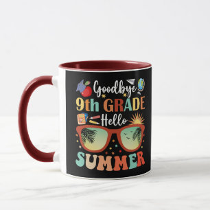 Mug Étudiants de l'enseignant Adieu 9e année Bonjour é