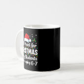 Mug Étudiants disant 6-7 67 Six Sept Professeur drôle  (Devant gauche)
