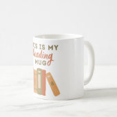 Mug étudier avec un zip de café (Devant droit)