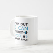 Mug Étudier les sacs d'achat (Devant gauche)