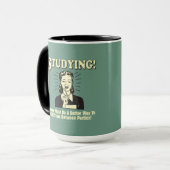 Mug Étudier : Tuer le temps (Devant gauche)