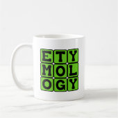 Mug Étymologie, l'étude du langage (Gauche)