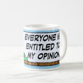 Mug Eu droit à mon avis (Devant droit)