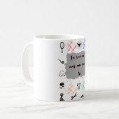 Mug Eu sou um mas não sou Só Camiseta (Devant gauche)