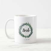 Mug Eucalyptus Berry Wreath Botanical Bride (Gauche)