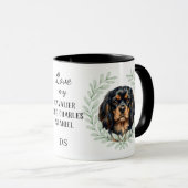 Mug Eucalyptus Cavalier King Charles Spaniel Monogramm (Devant droit)