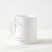 Mug Eucalyptus Greenery Enseignant  (Devant gauche)