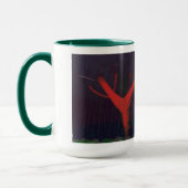 Mug Eucalyptus Midnight Mug. Impressionist art. (Gauche)