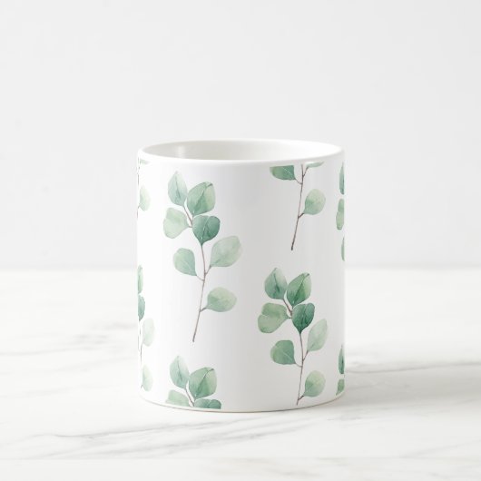 Mug Eucalyptus Motif vert (Centre)