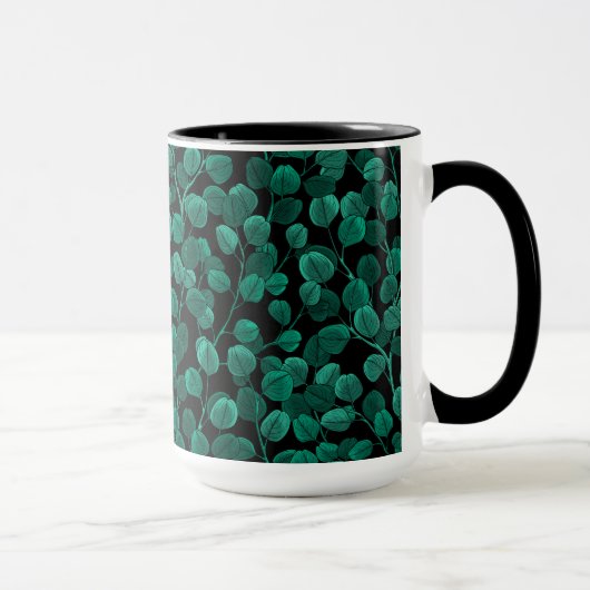 Mug Eucalyptus noir (Droite)