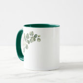Mug Eucalyptus Rustique Mariage de verdure (Devant gauche)