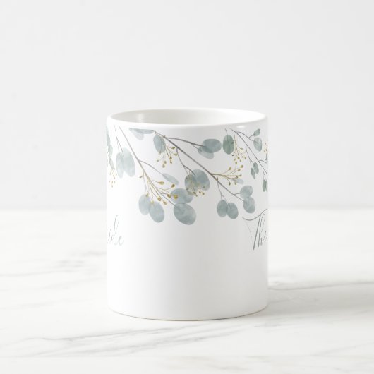 Mug Eucalyptus rustique mariée (Centre)