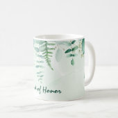 Mug Eucalyptus verdure vert demoiselle d'honneur maria (Devant droit)