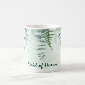 Mug Eucalyptus verdure verte demoiselle d'honneur mari (Centre)