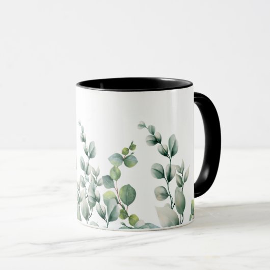 Mug Eucalyptus vert (Devant droit)