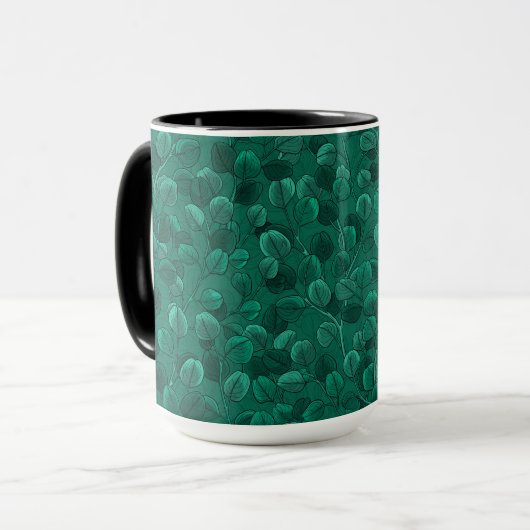 Mug Eucalyptus vert (Devant gauche)
