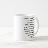 Mug Eugene Debs cite - Que peut faire le travail ... (Devant droit)