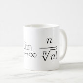 Mug Euler constant par l'équation de Stirling (Devant droit)