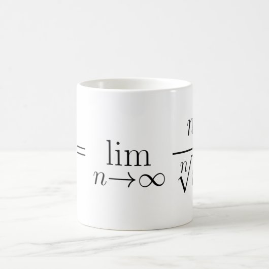 Mug Euler constant par l'équation de Stirling (Centre)