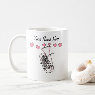 Mug Euphonium Musicien de cuivres de mariage personnal